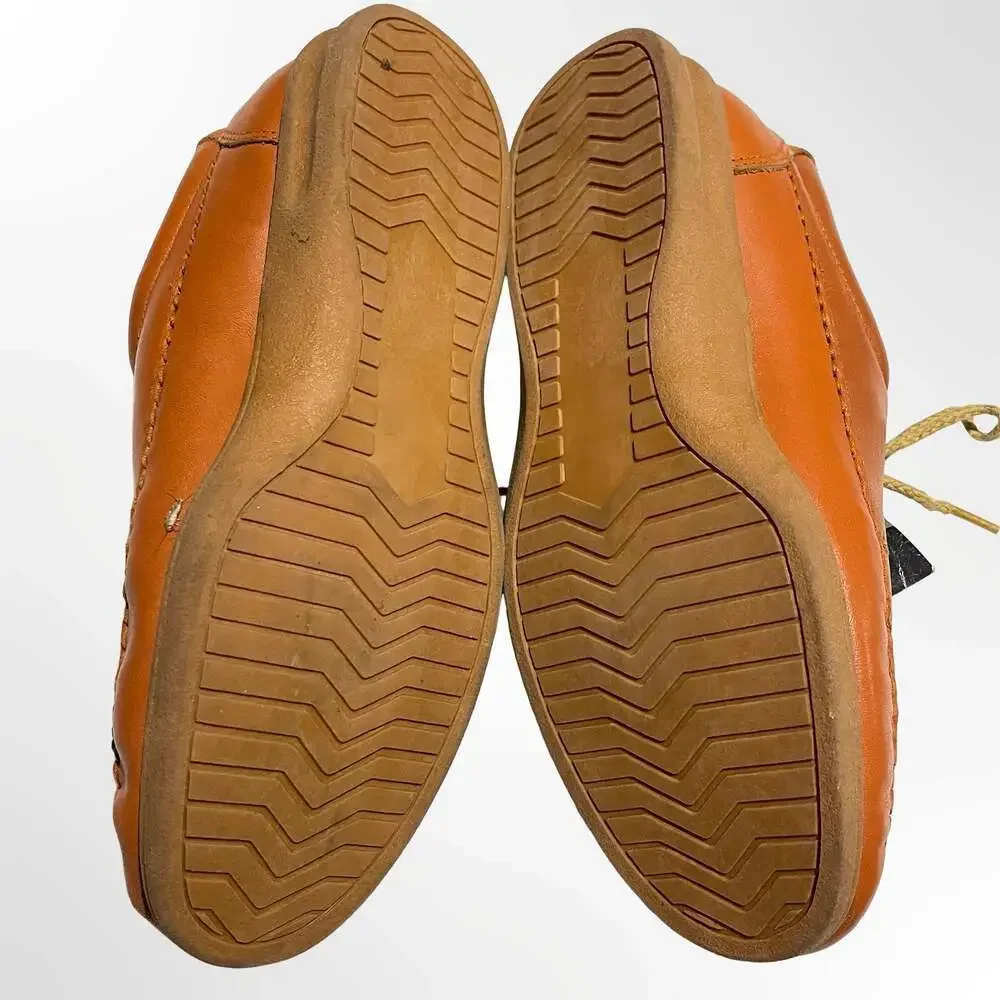 Vintage NWT Barclay Freesports Brown Leather Moc Toe Oxford Shoes